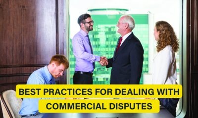Best practices for handling commercial disputes, including clear contracts, and mediation for effective resolution.