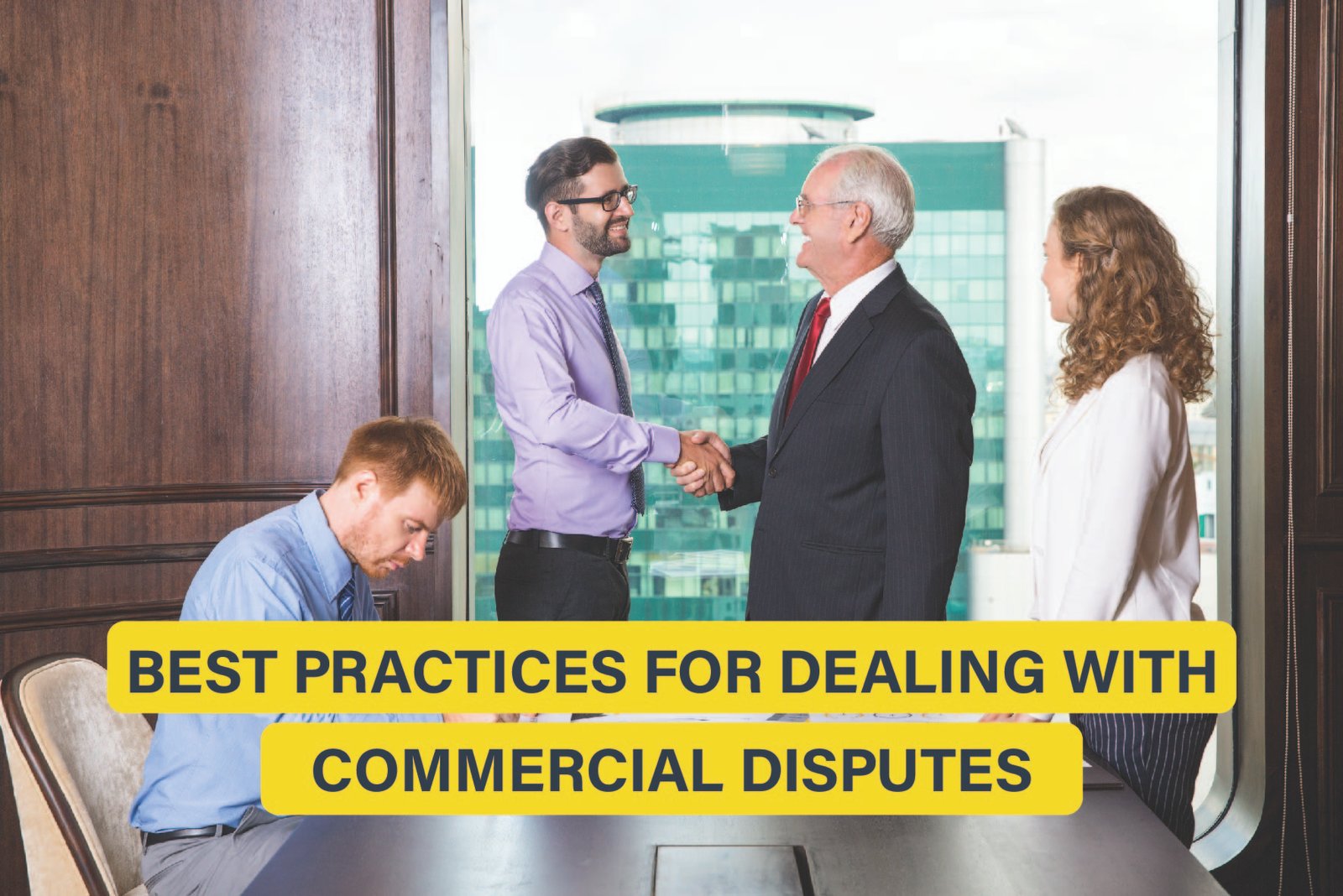 Best practices for handling commercial disputes, including clear contracts, and mediation for effective resolution.