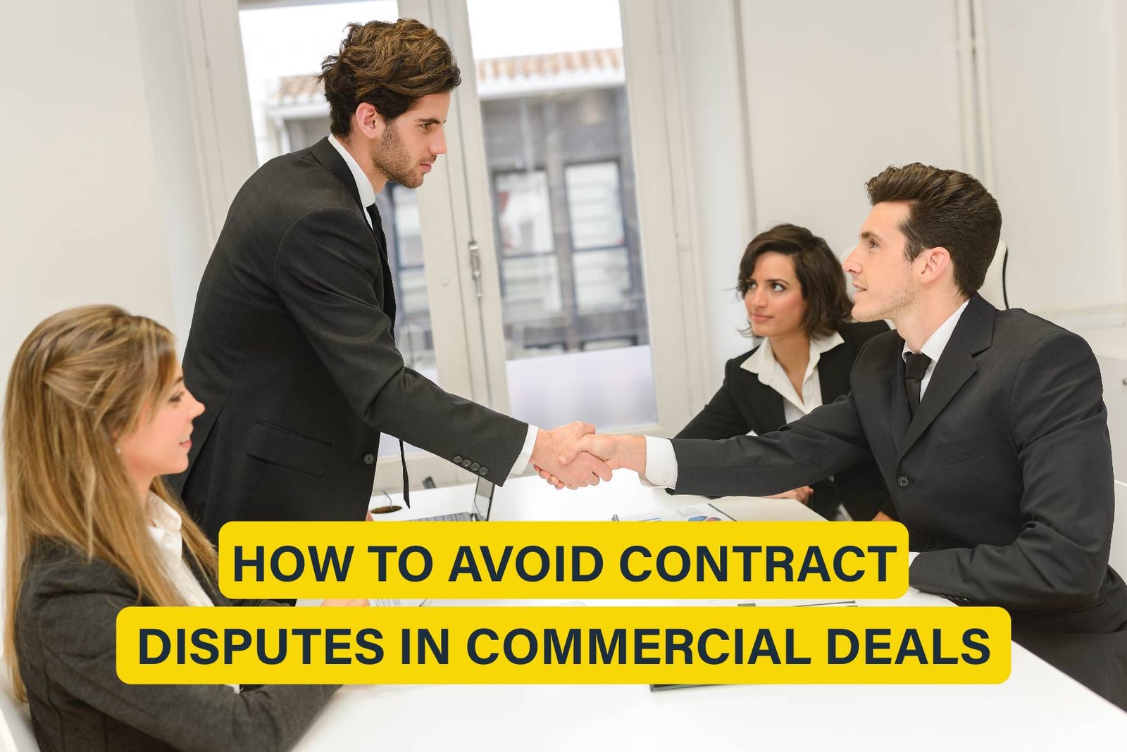 Tips for preventing contract disputes in commercial deals, focusing on clear terms, proper drafting, and effective communication.