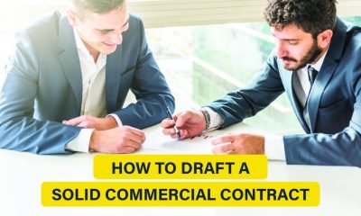 Steps to draft a solid commercial contract, covering terms, deliverables, payments, confidentiality, and dispute resolution.